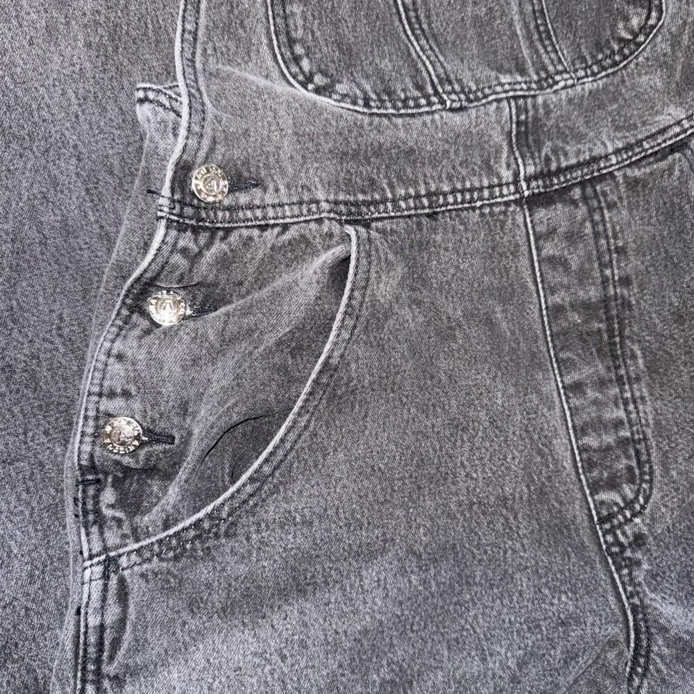 Y2K Arizona Women's Black Overalls Med - Picture 3 of 8